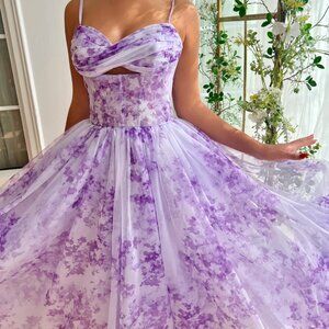 Teuta Matoshi Violey Sky Dress